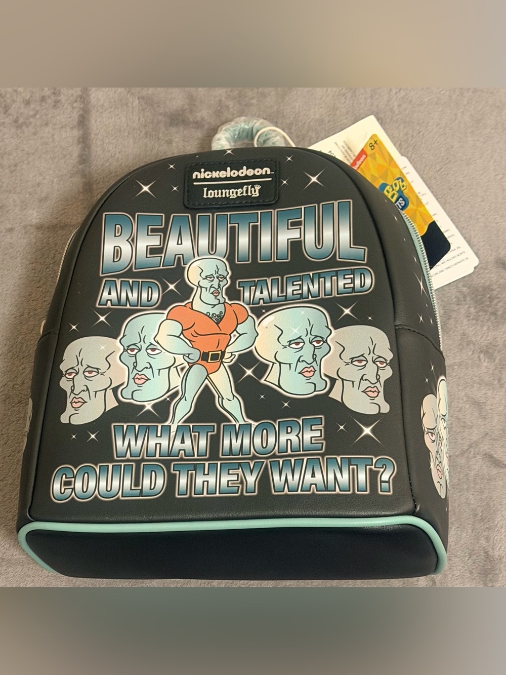 Loungefly - Nickelodeon - Handsome Squidward Backpack - New With Tags